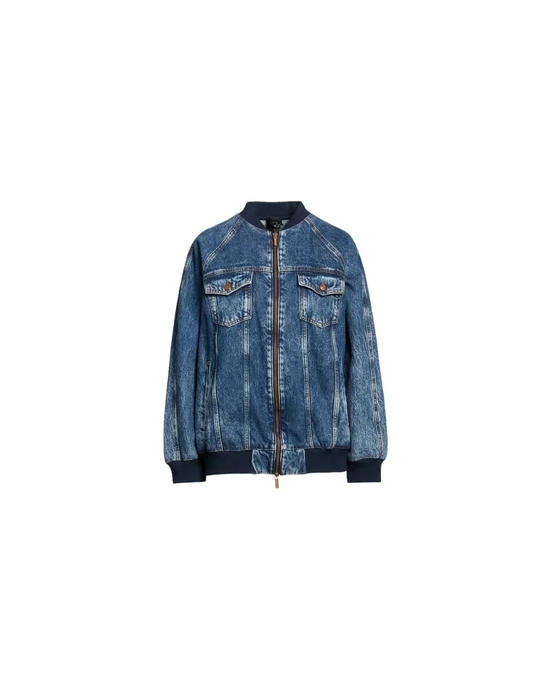Armani Exchange JACKEN & MÄNTEL - Jeansjacken/Mäntelauf YOOX.COM Blau