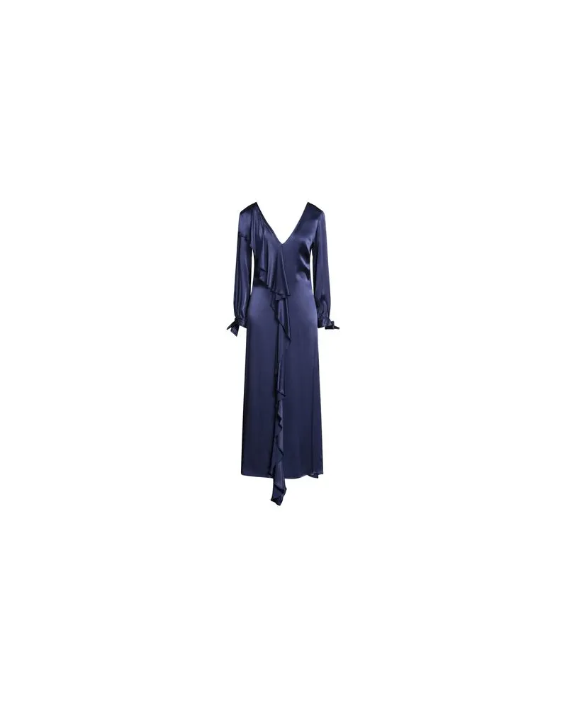 Weili Zheng KLEIDER - Maxi-Kleiderauf YOOX.COM Nachtblau