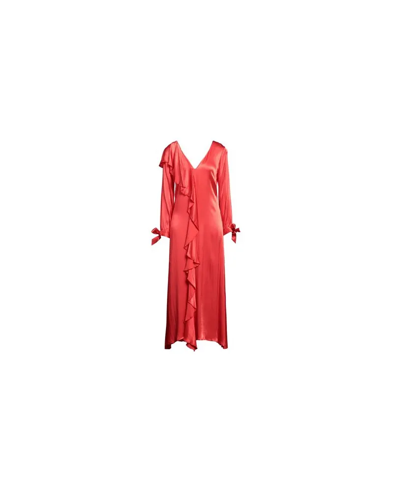 Weili Zheng KLEIDER - Maxi-Kleiderauf YOOX.COM Koralle