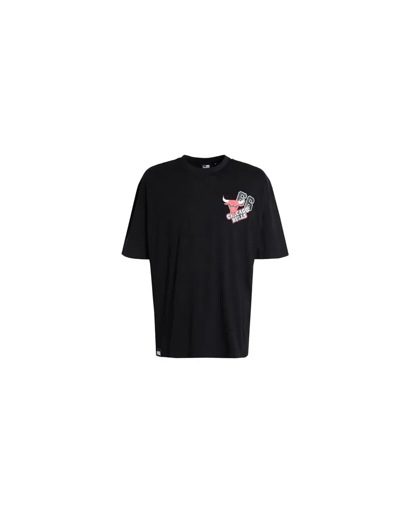 New Era NBA ARCH WRDMRK OS TEE CHIBUL    - NBA ARCH WRDMRK OS TEE CHIBUL - TOPS - T-shirtsauf YOOX.COM Schwarz