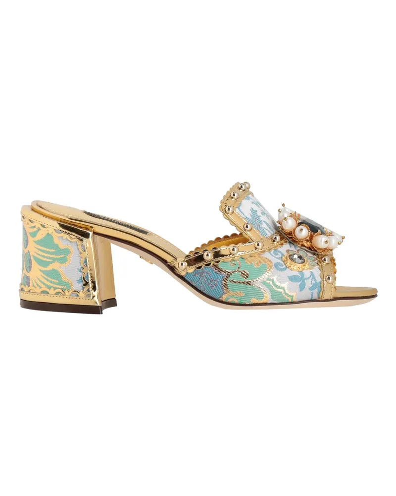 Dolce & Gabbana Sandale Platin