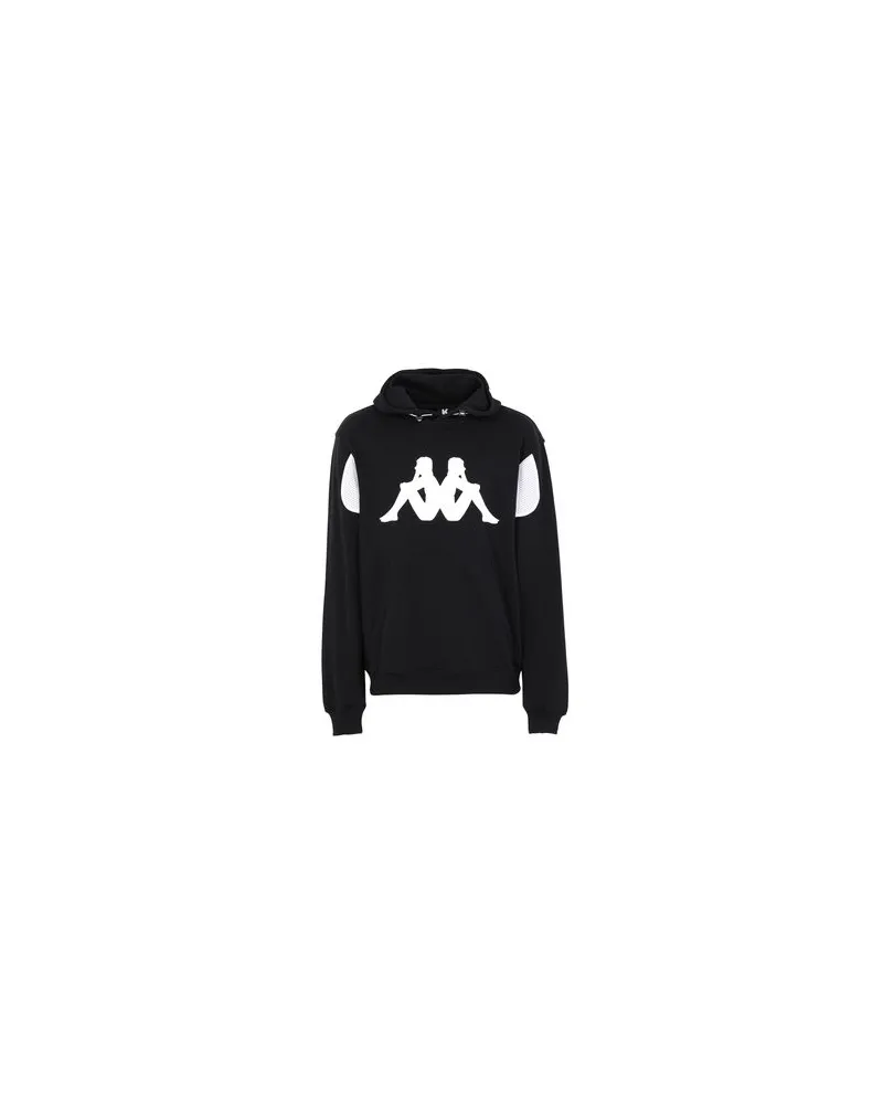 Kappa KONTROLL HOODIE MAN   - TOPS - Sweatshirtsauf YOOX.COM Schwarz