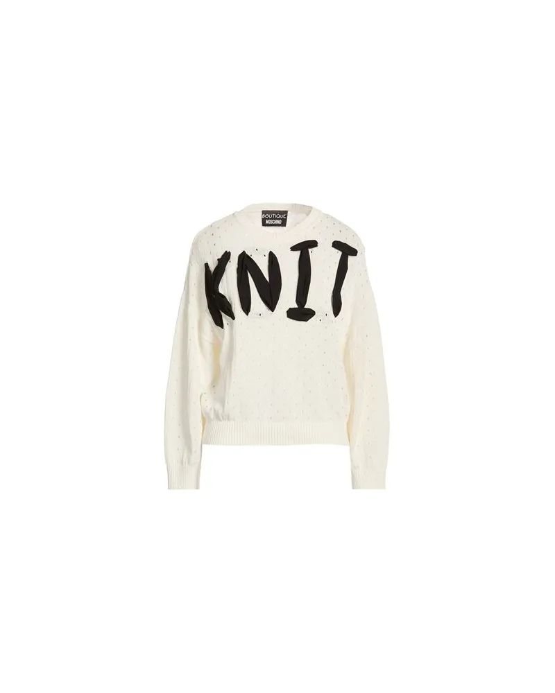 Moschino STRICKWAREN - Pulloverauf YOOX.COM Weiß
