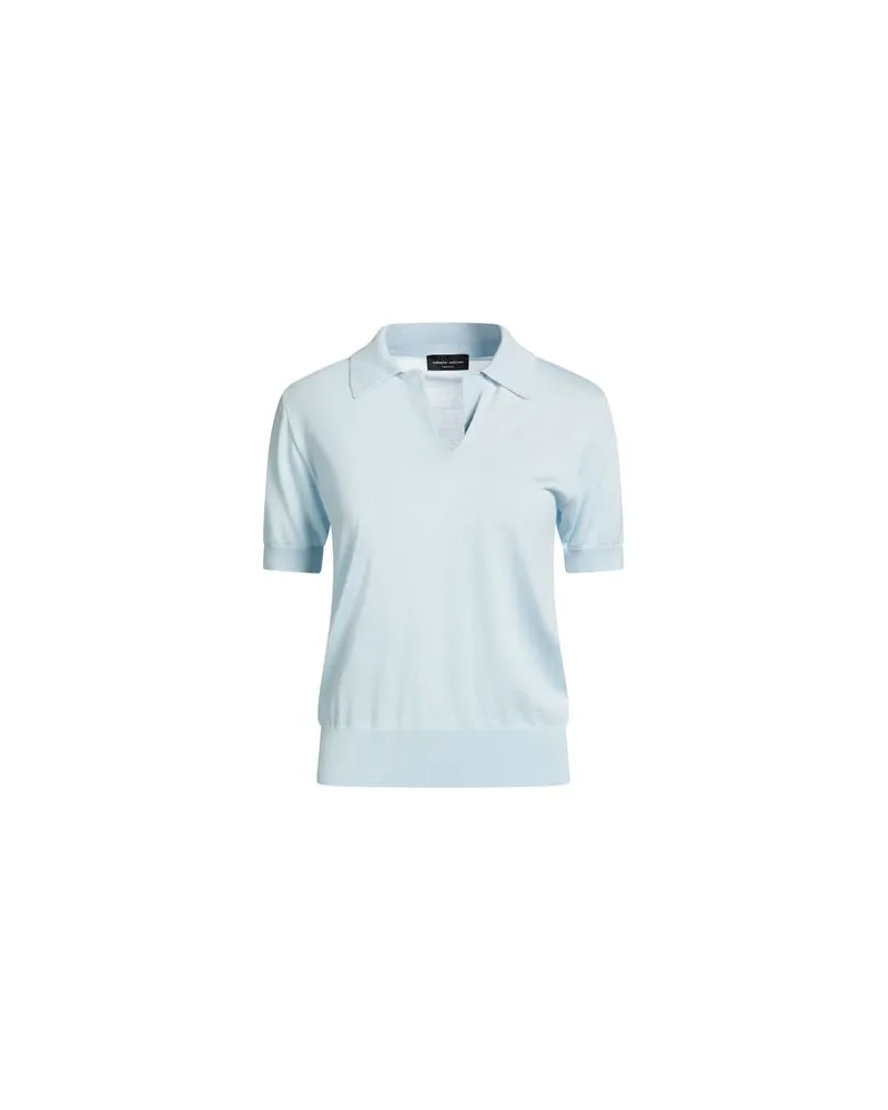 Roberto Collina STRICKWAREN - Pulloverauf YOOX.COM Himmelblau