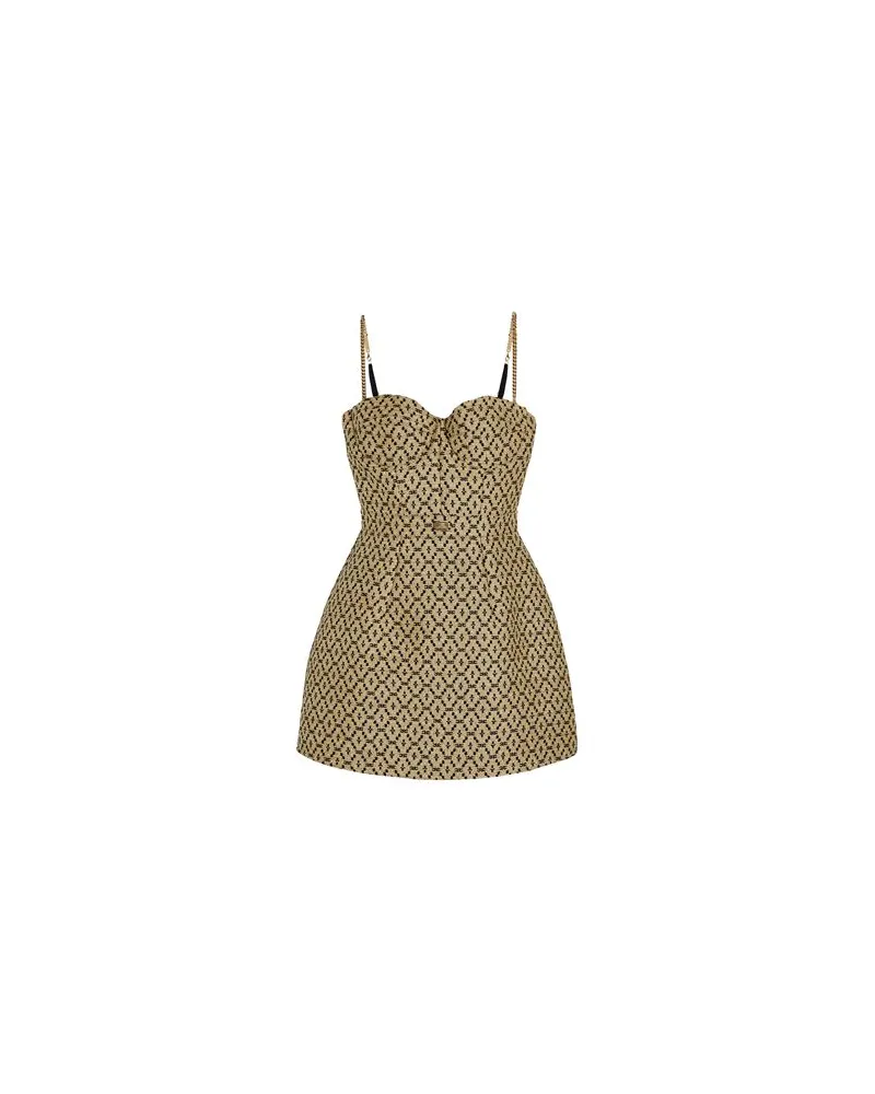 Elisabetta Franchi KLEIDER - Mini-Kleiderauf YOOX.COM Sand