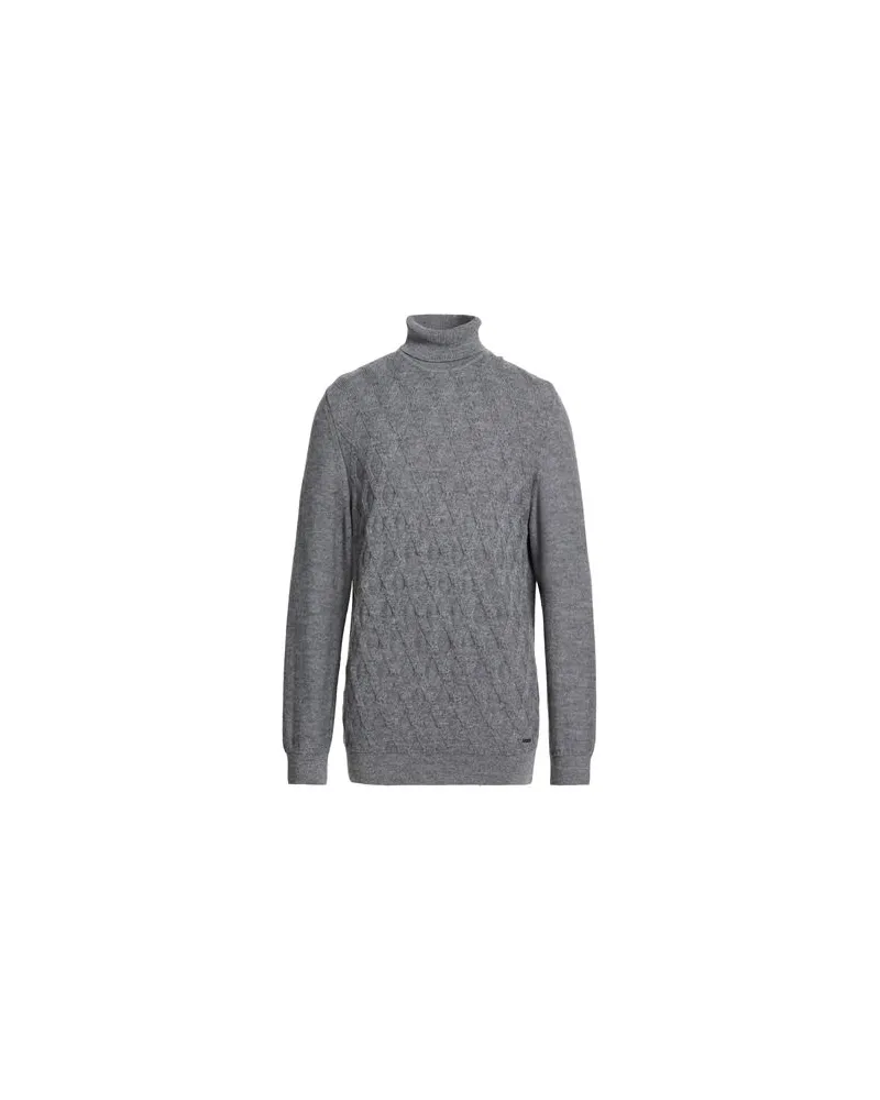 Bugatti STRICKWAREN - Rollkragenpulloverauf YOOX.COM Grau
