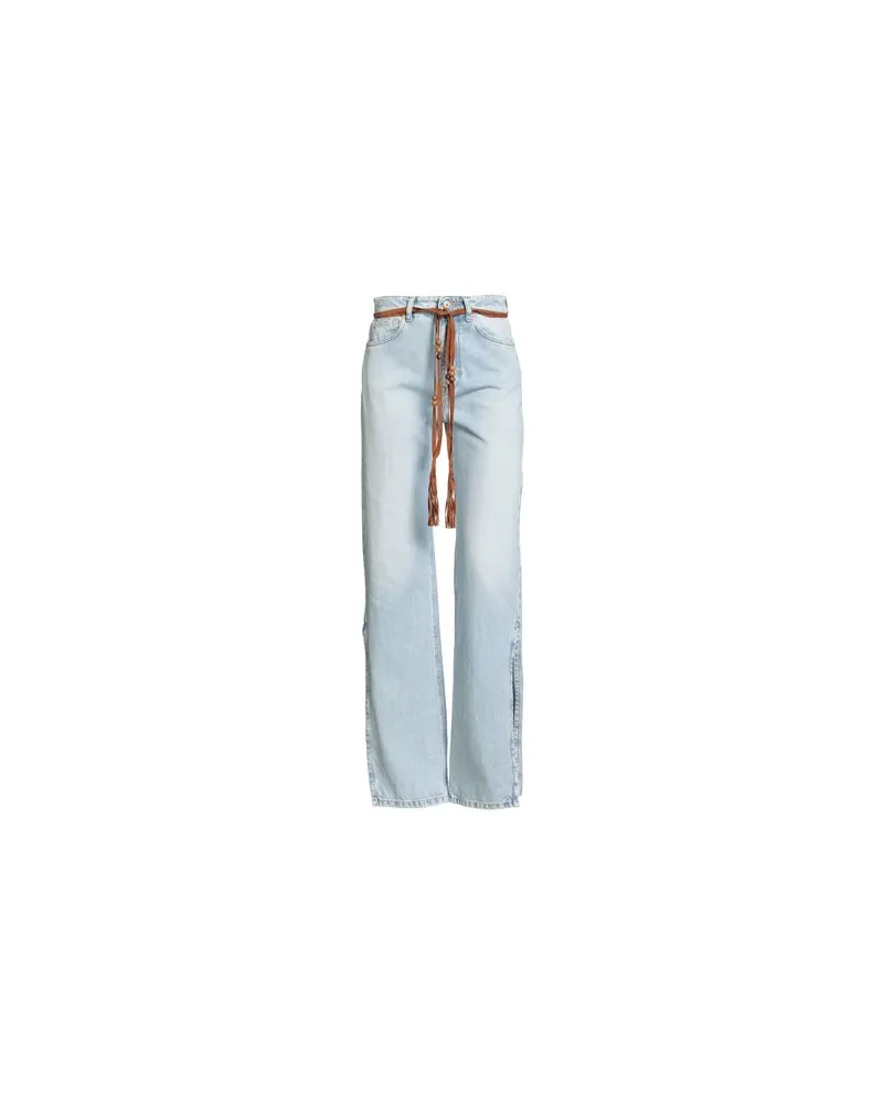 VICOLO DENIM COUTURE - HOSEN & RÖCKE - Jeanshosenauf YOOX.COM Blau