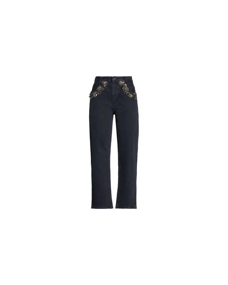 Frame Denim THE BEADED STRAIGHT - HOSEN & RÖCKE - Jeanshosenauf YOOX.COM Schwarz