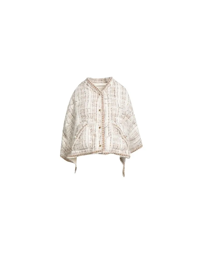 KHRISJOY JACKEN & MÄNTEL - Capesauf YOOX.COM Cremeweiß