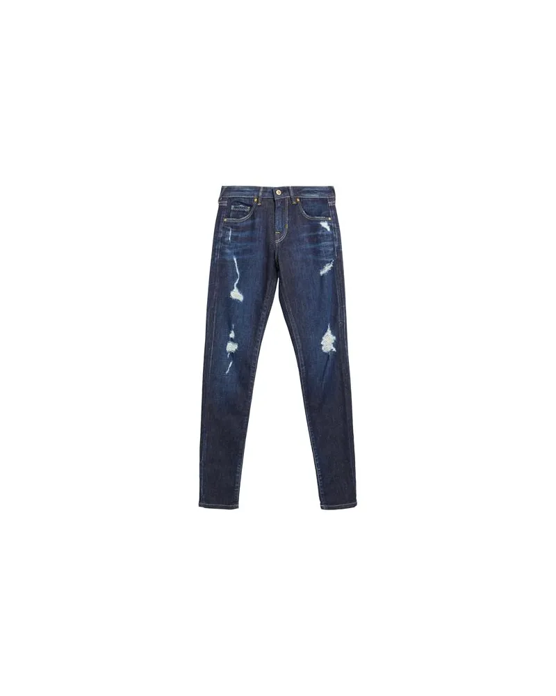 Guess HOSEN & RÖCKE - Jeanshosenauf YOOX.COM Blau