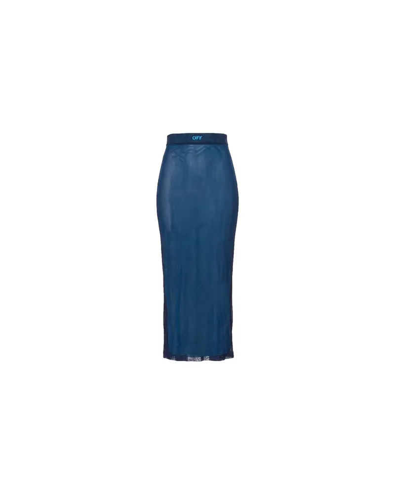 OFF-WHITE HOSEN & RÖCKE - Midi-Röckeauf YOOX.COM Nachtblau