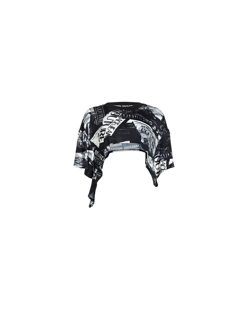 Versace Jeans TOPS - T-shirtsauf YOOX.COM Schwarz
