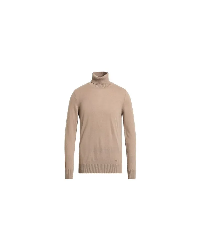 Emporio Armani STRICKWAREN - Rollkragenpulloverauf YOOX.COM Sand