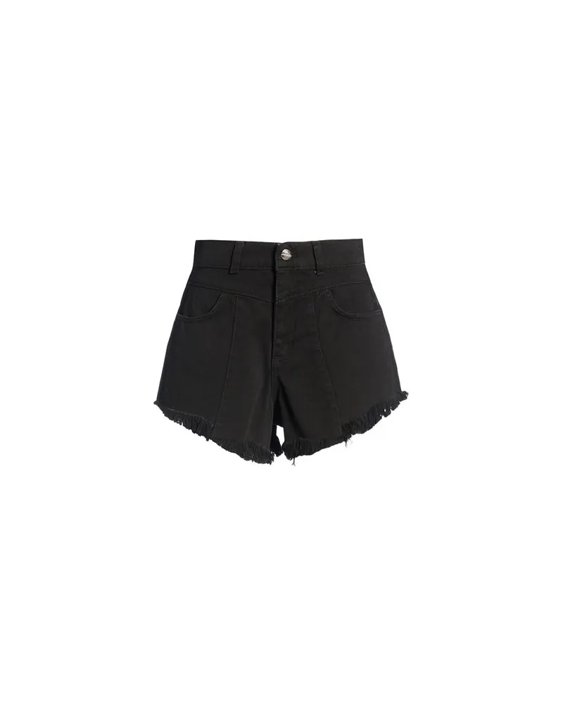 HINNOMINATE HOSEN & RÖCKE - Jeansshortsauf YOOX.COM Schwarz
