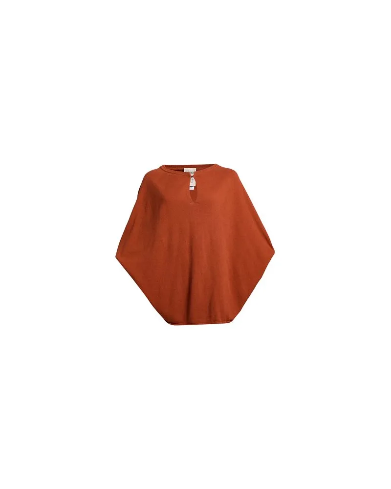 Semicouture JACKEN & MÄNTEL - Capesauf YOOX.COM Rostrot