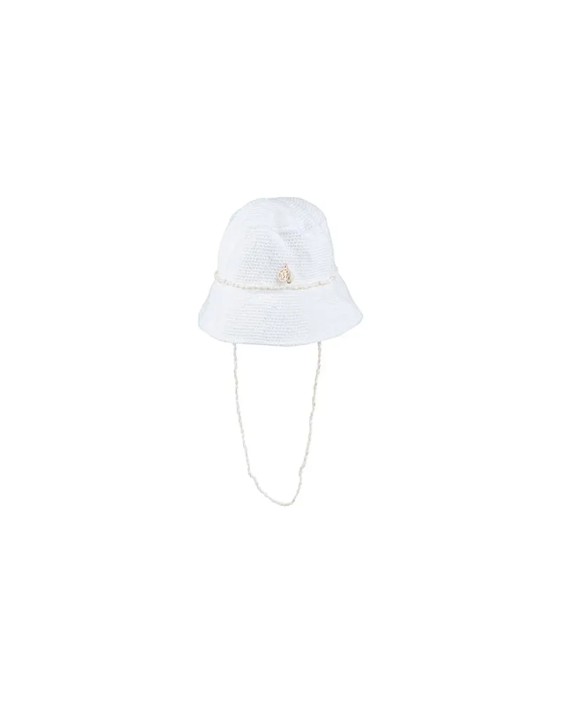 Maison Michel ACCESSOIRES - Mützen & Hüteauf YOOX.COM Weiß