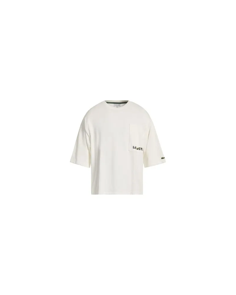 Lacoste TOPS - T-shirtsauf YOOX.COM Weiß