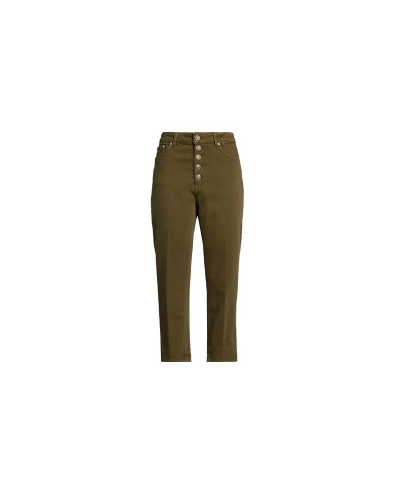 Dondup HOSEN & RÖCKE - Jeanshosenauf YOOX.COM Militärgrün