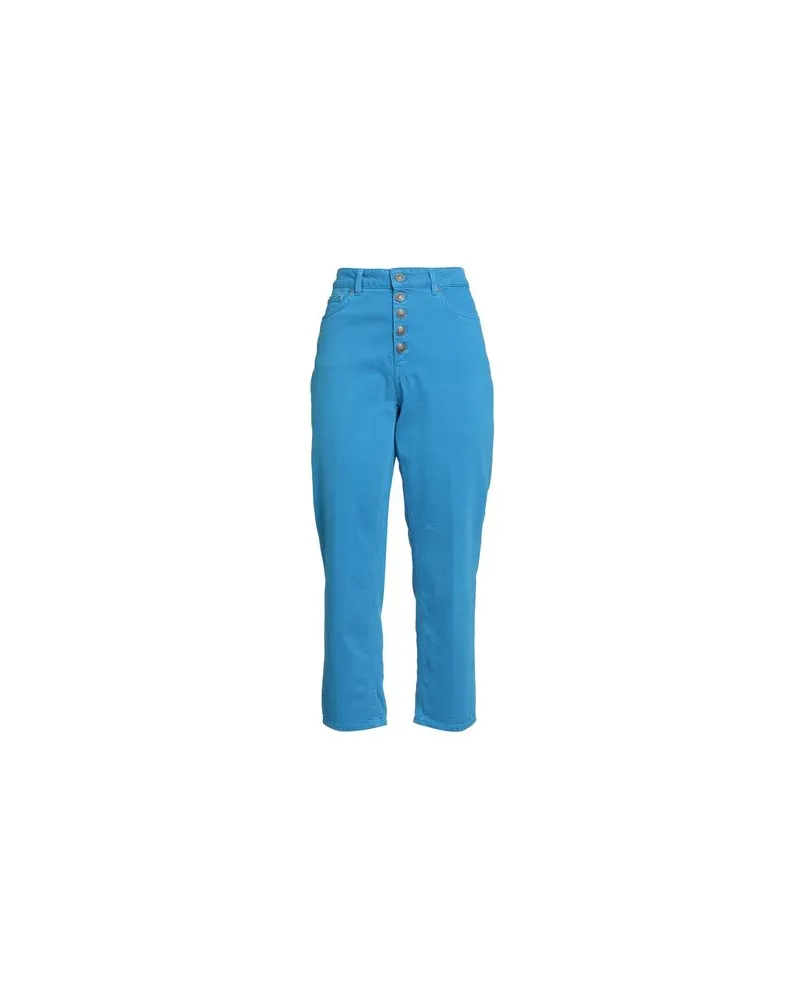 Dondup HOSEN & RÖCKE - Jeanshosenauf YOOX.COM Azurblau