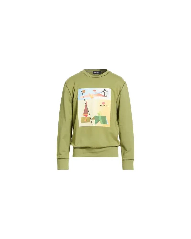 Kiton TOPS - Sweatshirtsauf YOOX.COM Säuregrün