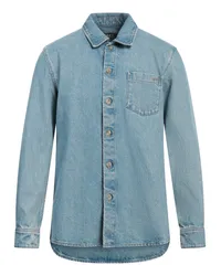 A.P.C. Jeanshemd Blau