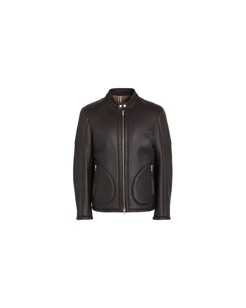 DFOUR JACKEN & MÄNTEL - Shearling- & Kunstfellauf YOOX.COM Dunkelbraun