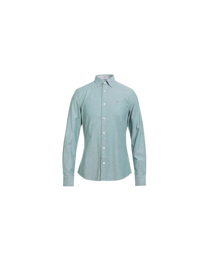 Gant TOPS - Hemdenauf YOOX.COM Grün