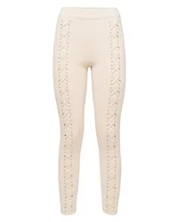 Philipp Plein Leggings Beige