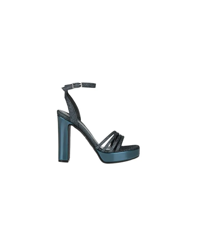 Lorenzo Mari SCHUHE - Sandalenauf YOOX.COM Marineblau