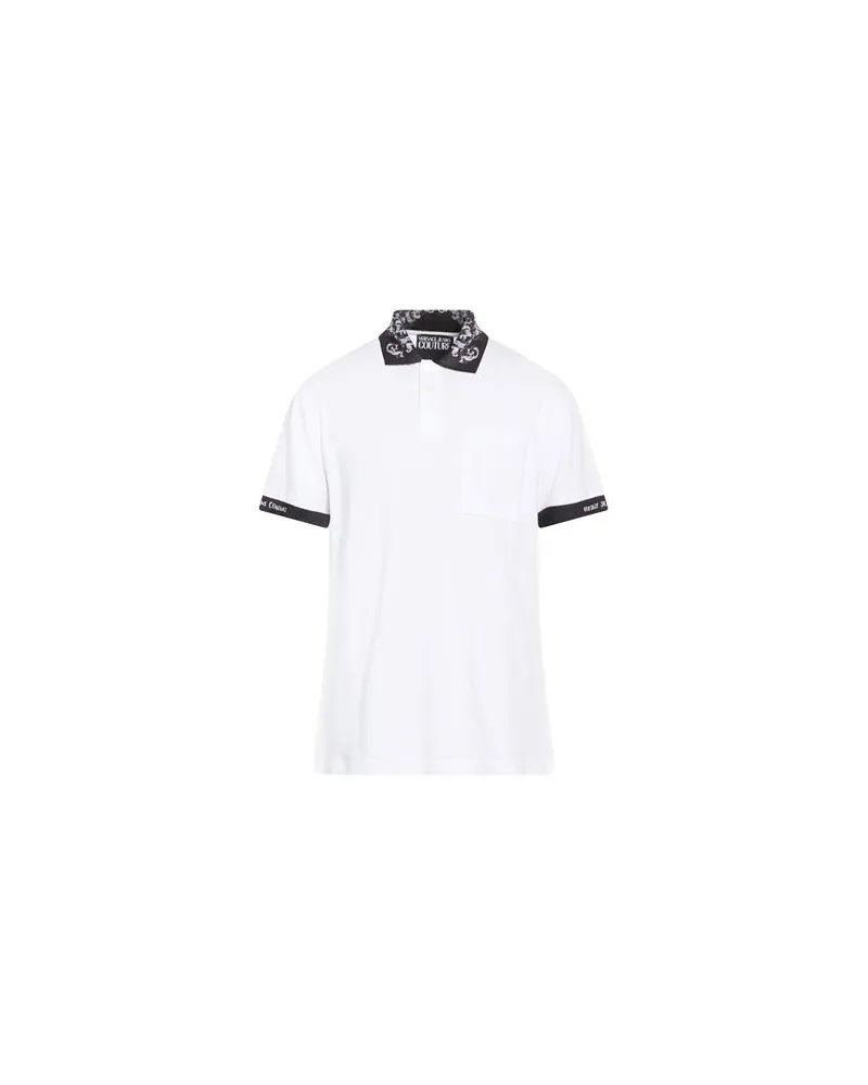Versace Jeans TOPS - Poloshirtsauf YOOX.COM Weiß