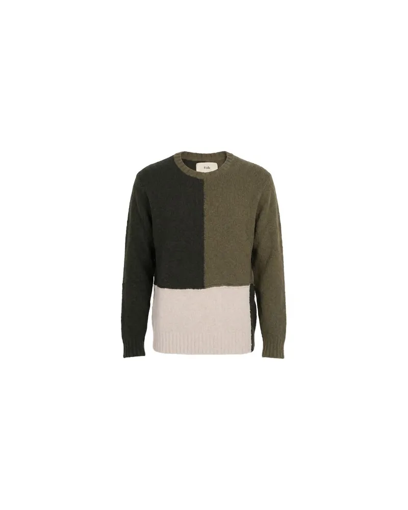 Folk STRICKWAREN - Pulloverauf YOOX.COM Militärgrün
