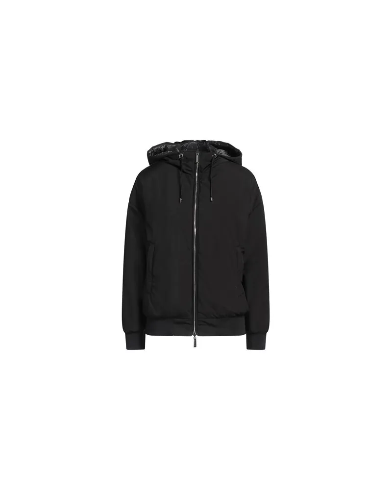 MOORER JACKEN & MÄNTEL - Pufferjacken & Daunenjackenauf YOOX.COM Schwarz