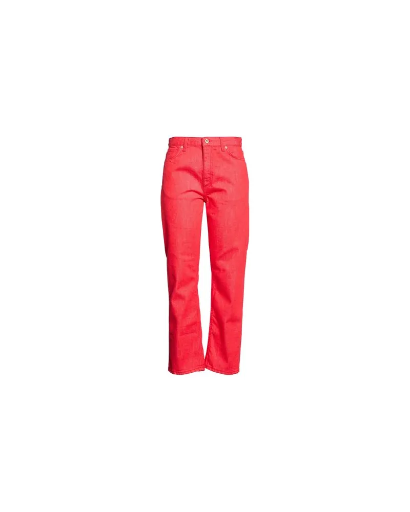 Dondup HOSEN & RÖCKE - Jeanshosenauf YOOX.COM Rot