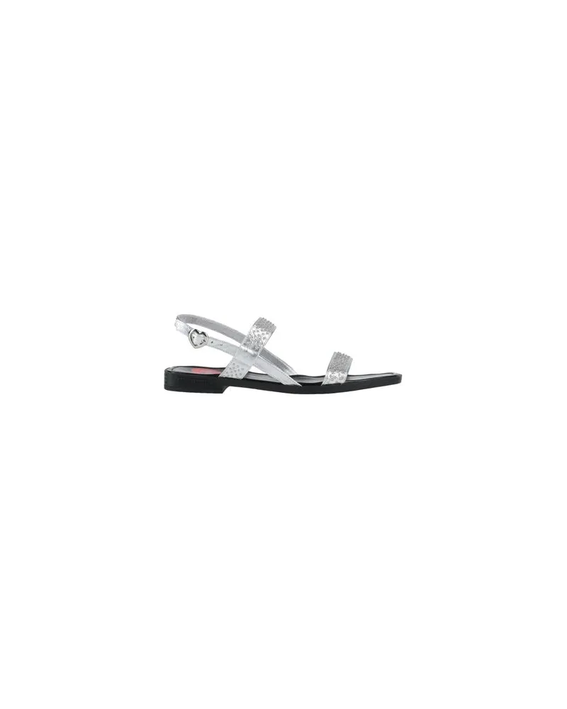 Moschino SCHUHE - Sandalenauf YOOX.COM Silber