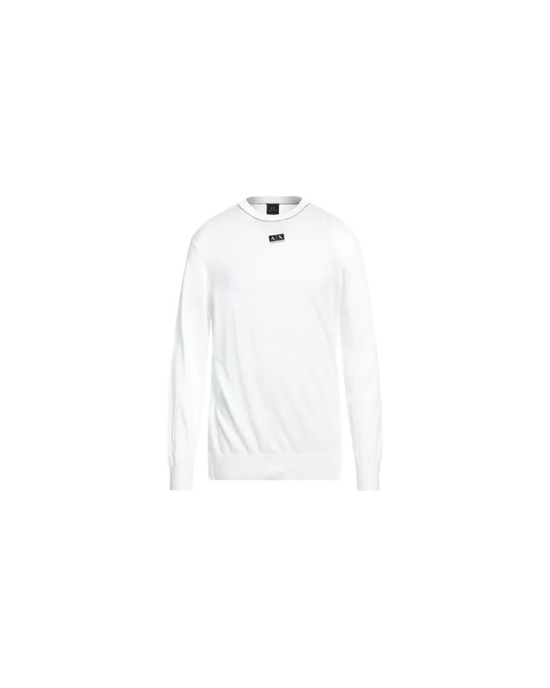 Armani Exchange STRICKWAREN - Pulloverauf YOOX.COM Elfenbein