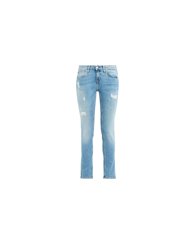 Calvin Klein HOSEN & RÖCKE - Jeanshosenauf YOOX.COM Blau