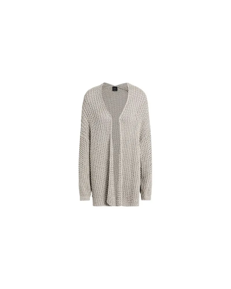 Pinko STRICKWAREN - Strickjackenauf YOOX.COM Hellgrau