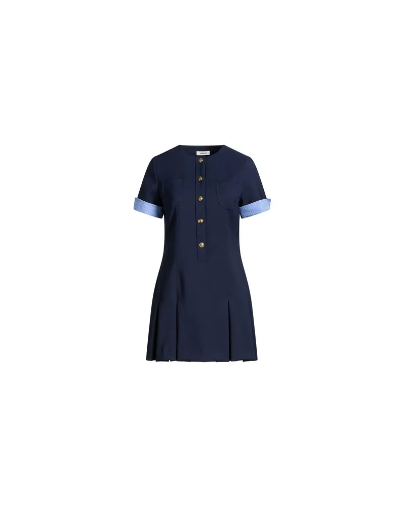 Sandro KLEIDER - Mini-Kleiderauf YOOX.COM Marineblau