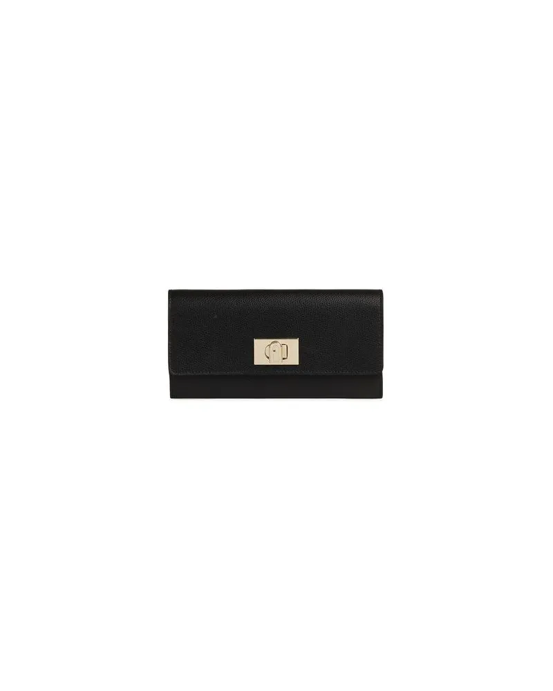 Furla 1927 XL BI-FOLD   - Kleinlederwaren - Brieftaschenauf YOOX.COM Schwarz