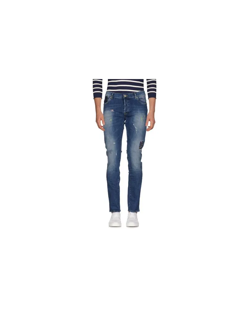 Daniele Alessandrini HOSEN & RÖCKE - Jeanshosenauf YOOX.COM Blau