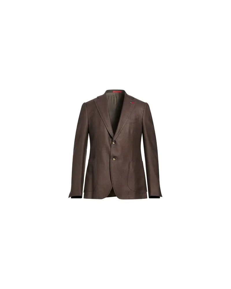 Isaia ANZÜGE und CO-ORDS - Blazersauf YOOX.COM Dunkelbraun