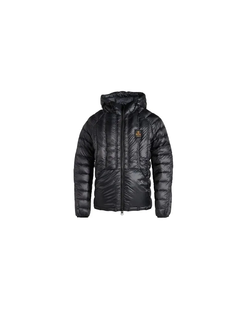 RefrigiWear JACKEN & MÄNTEL - Pufferjacken & Daunenjackenauf YOOX.COM Schwarz