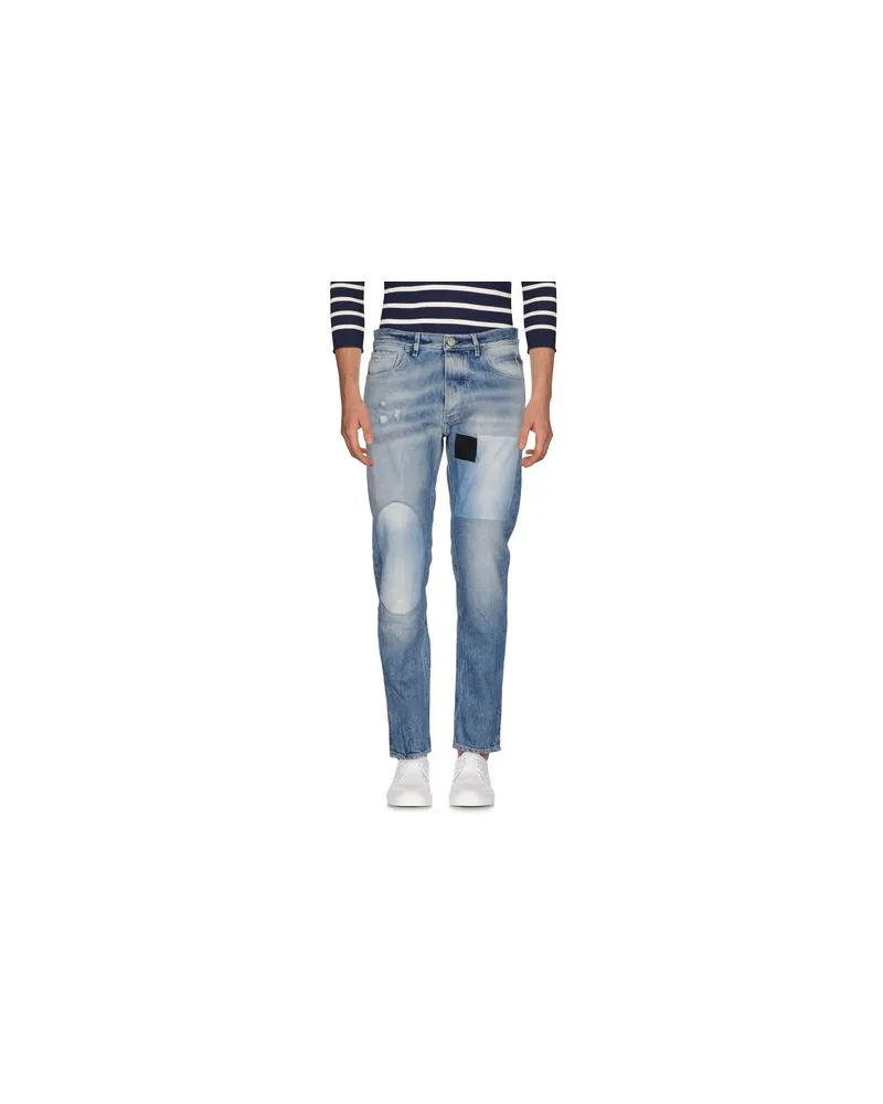 PMDS PREMIUM MOOD DENIM SUPERIOR HOSEN & RÖCKE - Jeanshosenauf YOOX.COM Blau