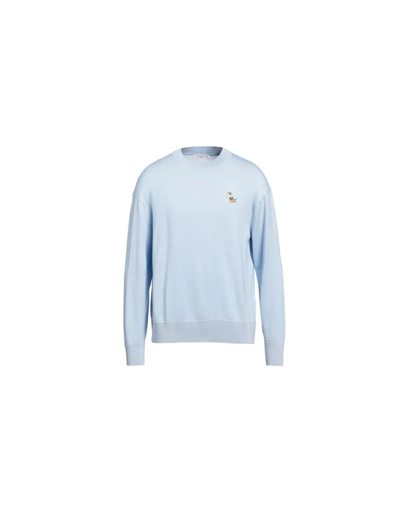 Kitsuné STRICKWAREN - Pulloverauf YOOX.COM Himmelblau