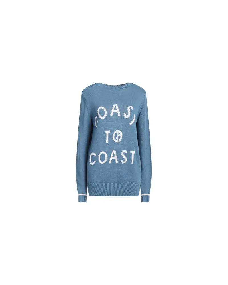 Giorgio Armani STRICKWAREN - Pulloverauf YOOX.COM Taubenblau