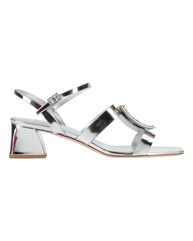 Roger Vivier Sandale Silber