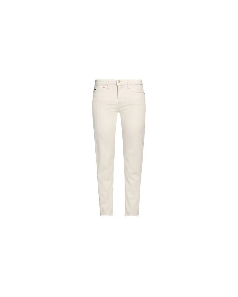 Adriano Goldschmied HOSEN & RÖCKE - Jeanshosenauf YOOX.COM Cremeweiß
