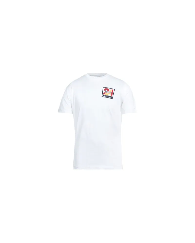 Dsquared2 TOPS - T-shirtsauf YOOX.COM Weiß
