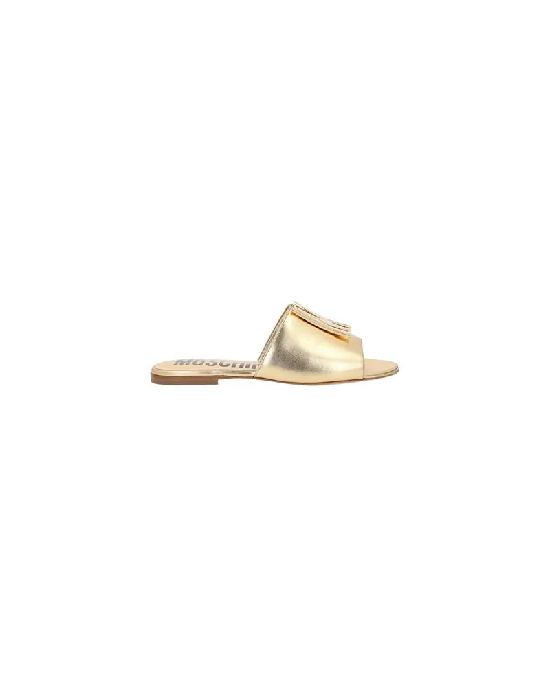 Moschino SCHUHE - Sandalenauf YOOX.COM Gold