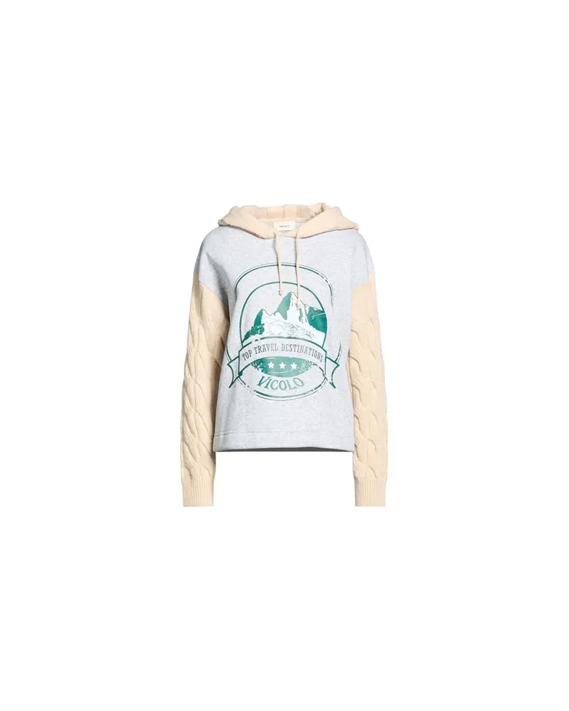 VICOLO TOPS - Sweatshirtsauf YOOX.COM Grau